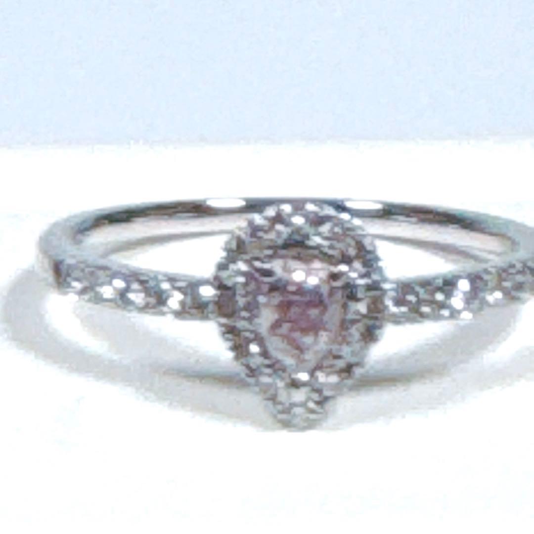 プラチナピンクダイヤモンドリング ＦＬＰ NO24-975