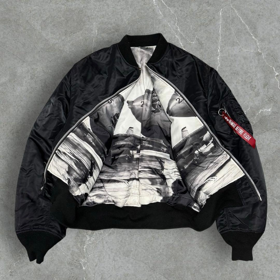 ALPHA 戦闘機　リバーシブル MA-1 34