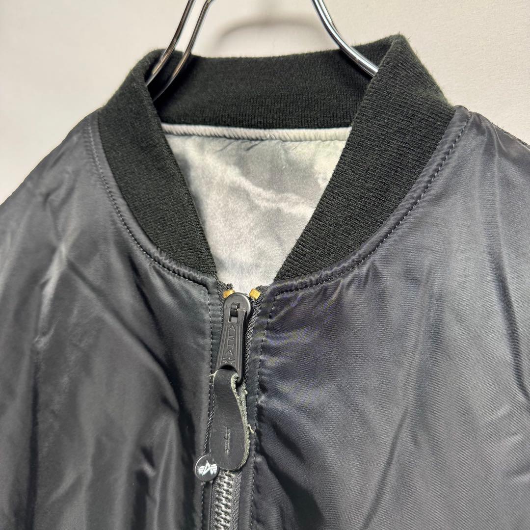 ALPHA 戦闘機　リバーシブル MA-1 34