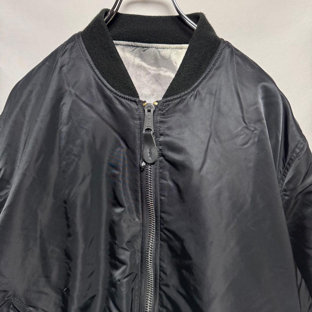 ALPHA 戦闘機　リバーシブル MA-1 34