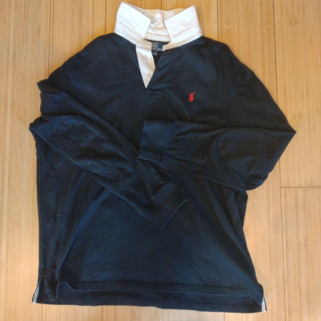Ralph Lauren ブラック ラガーシャツ サイズLL
