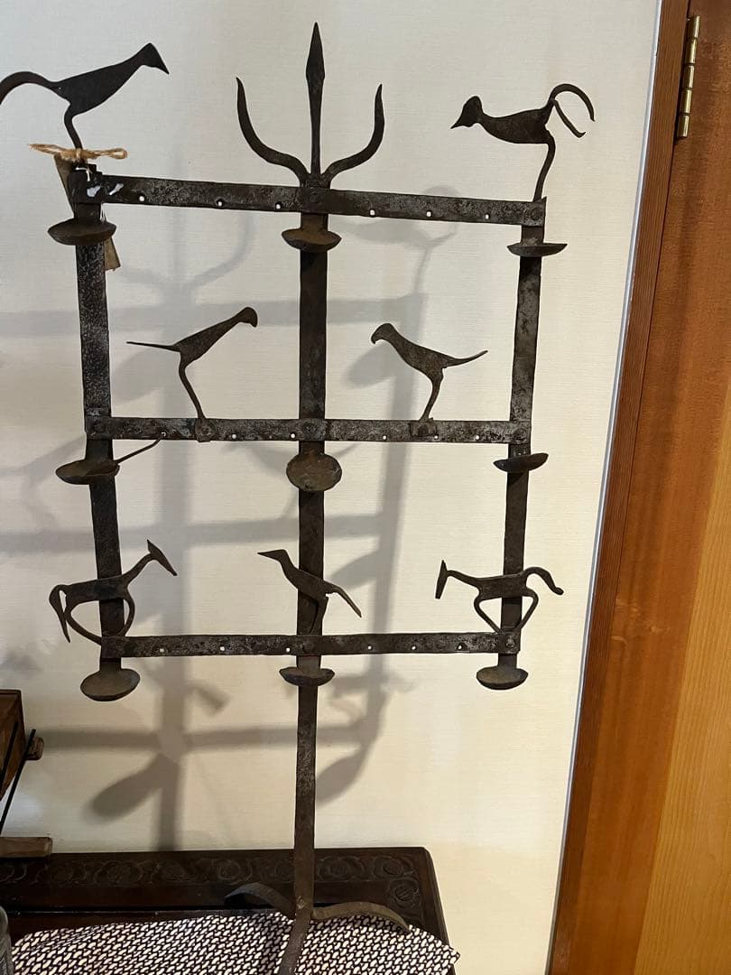 アンティーク　希少アイアンのインテリア