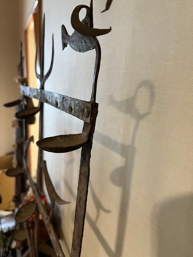 アンティーク　希少アイアンのインテリア