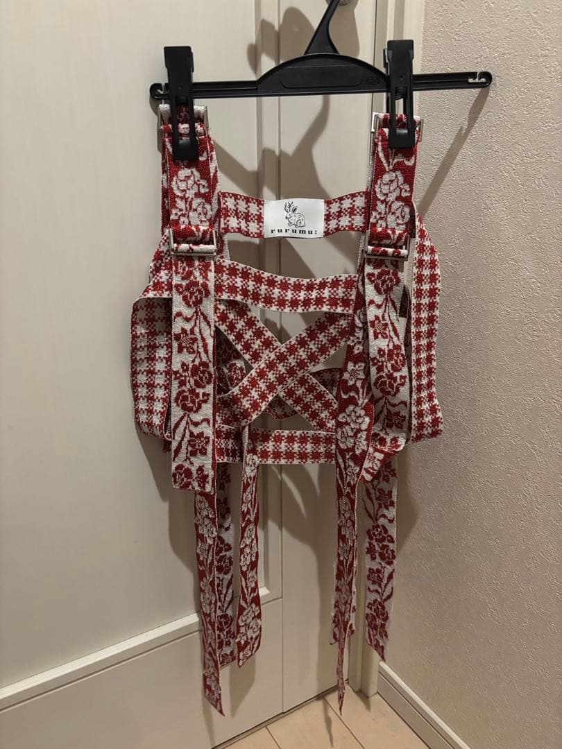 rurumu: 2021ss ハーネス 赤