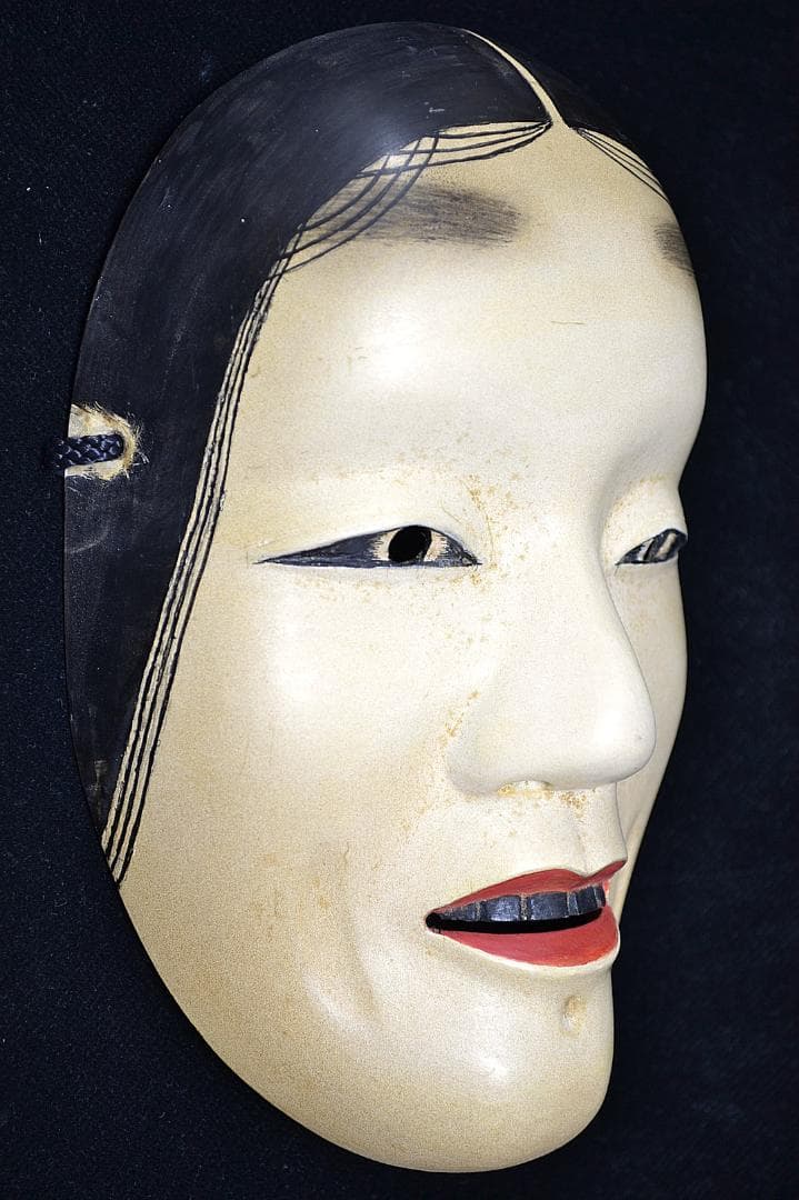 能面 木彫 深井面