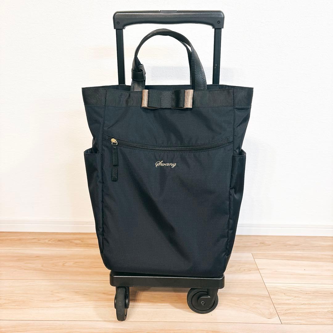 ✨美品✨ スワニー キャリーバッグ D-574 ルバンドIII ブラック 19L