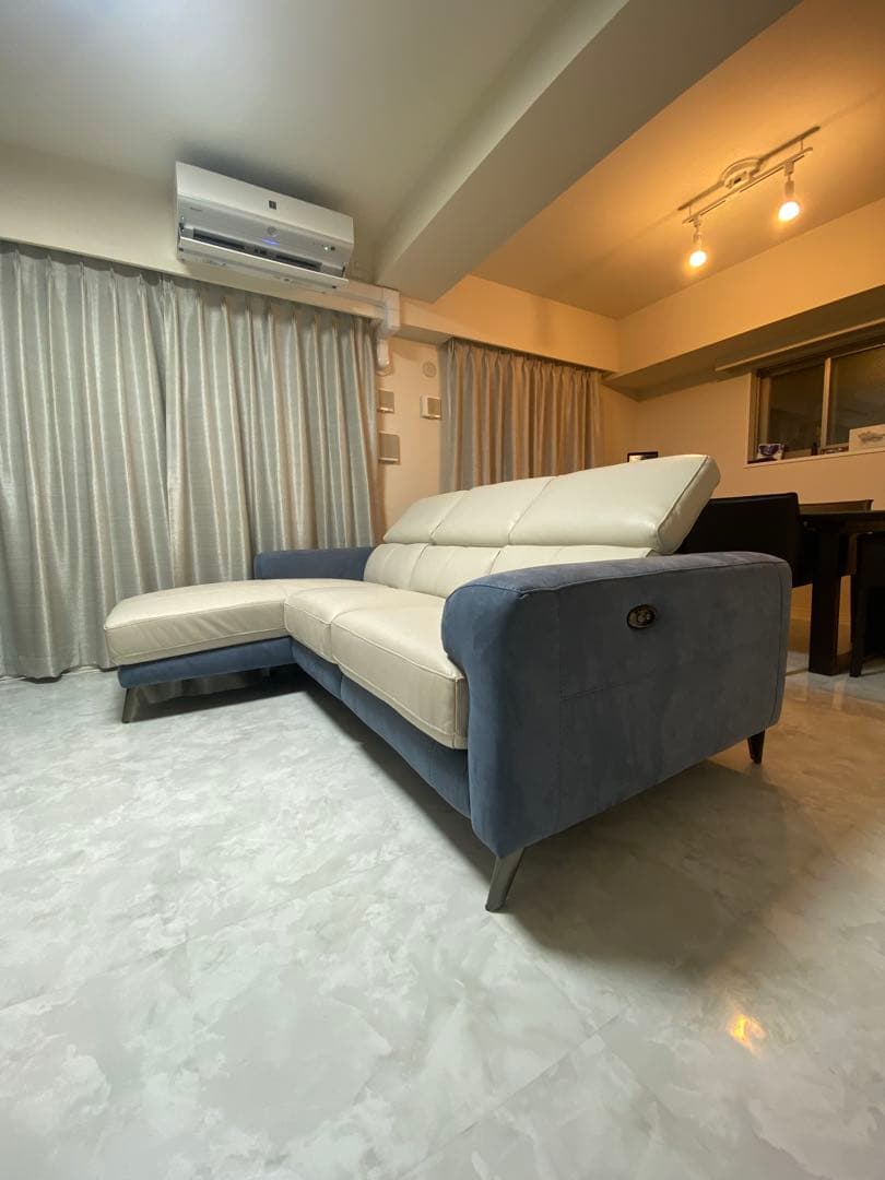 オーダーソファ　東京インテリア　電動リクライニング機能付き