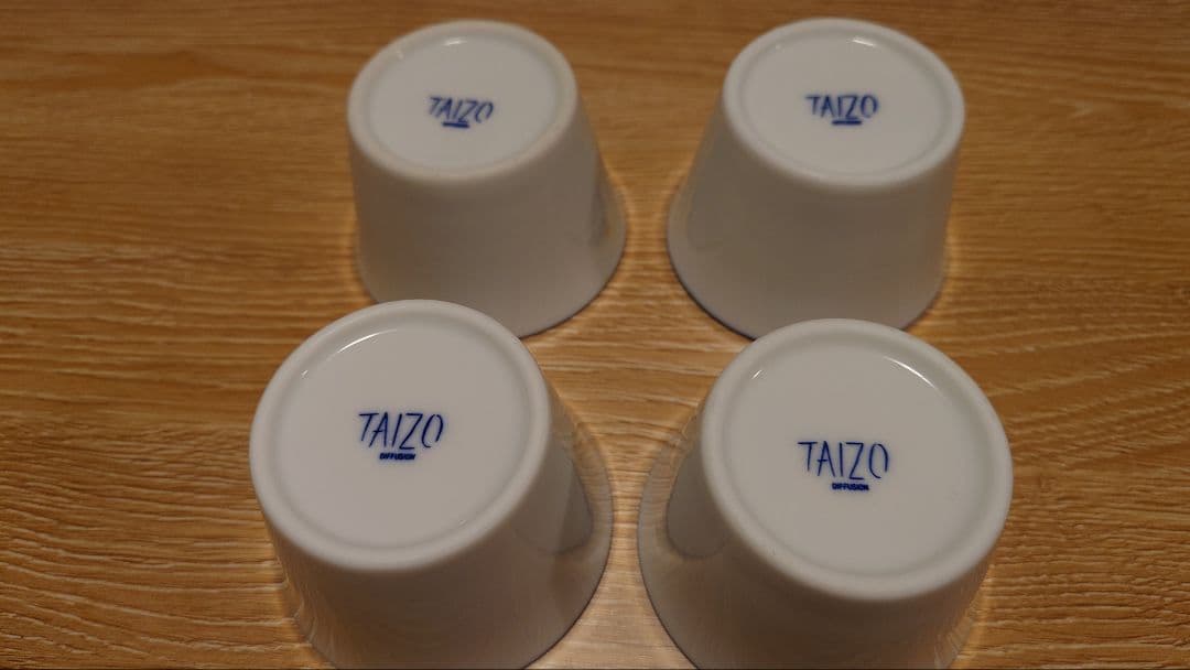 黒田泰蔵 TAIZO 白磁 ぐい呑み 猪口 4点セット