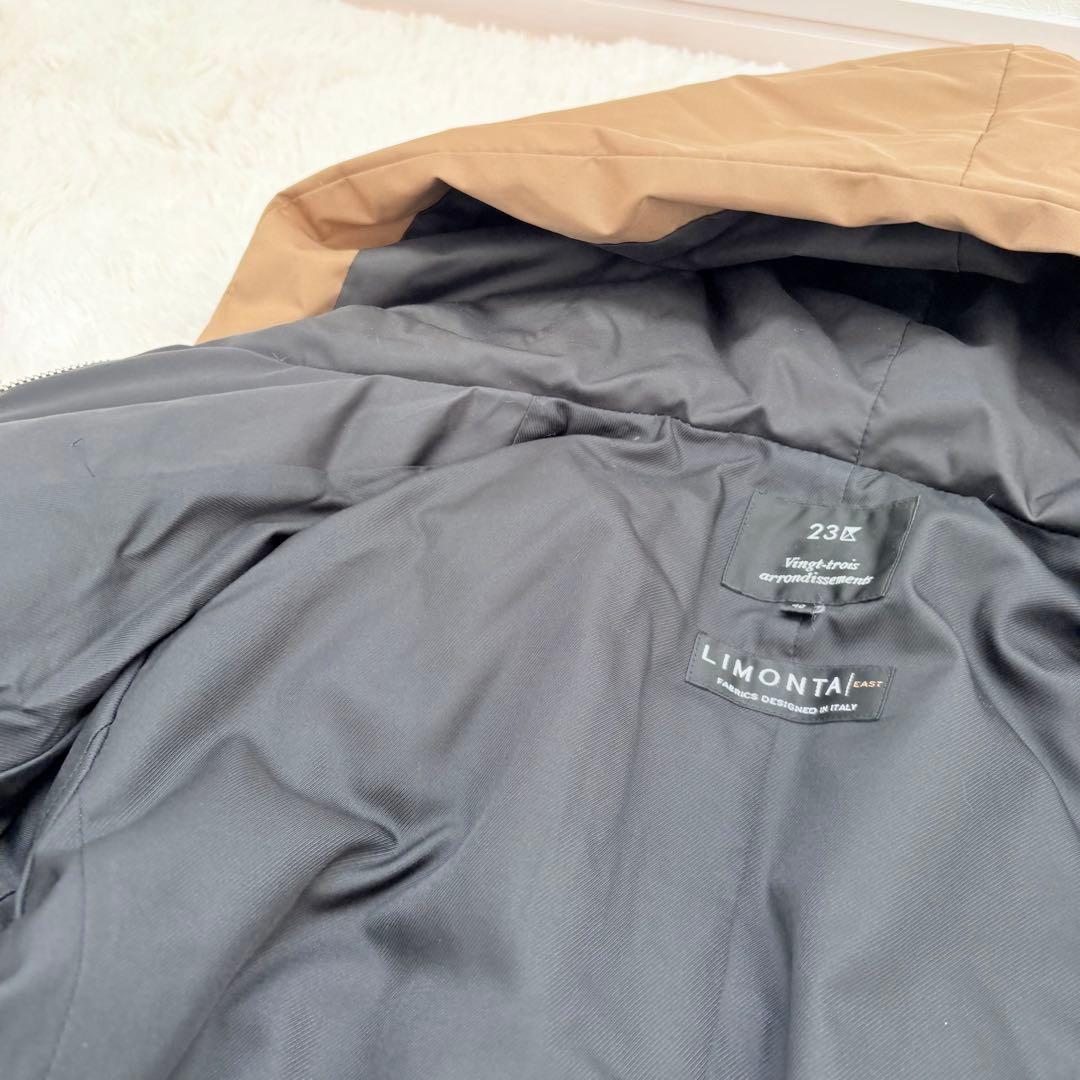 高級✨23区 LIMONTA 高機能ADS ダウンコート フード付　40