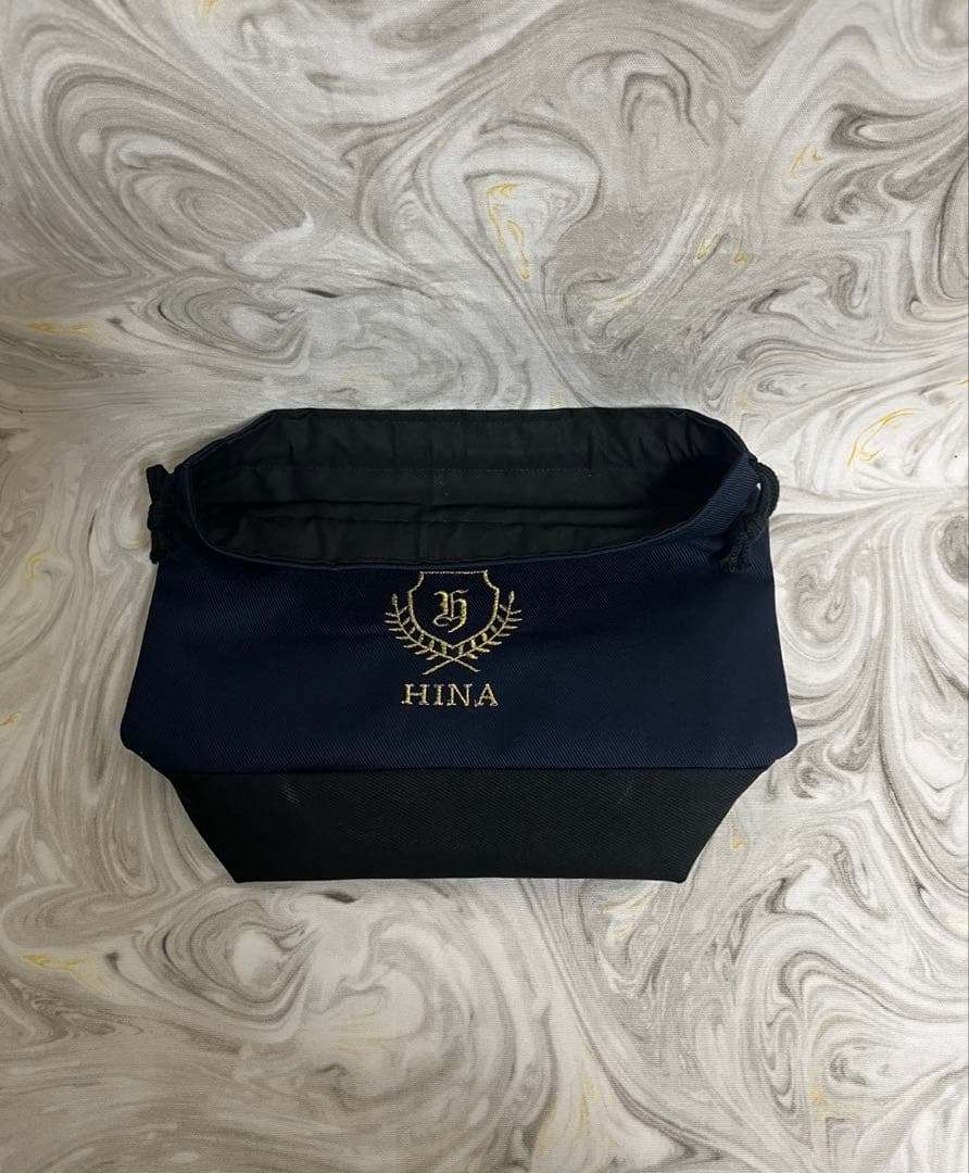 専用♡コップ袋追加　刺繍糸色ピンク