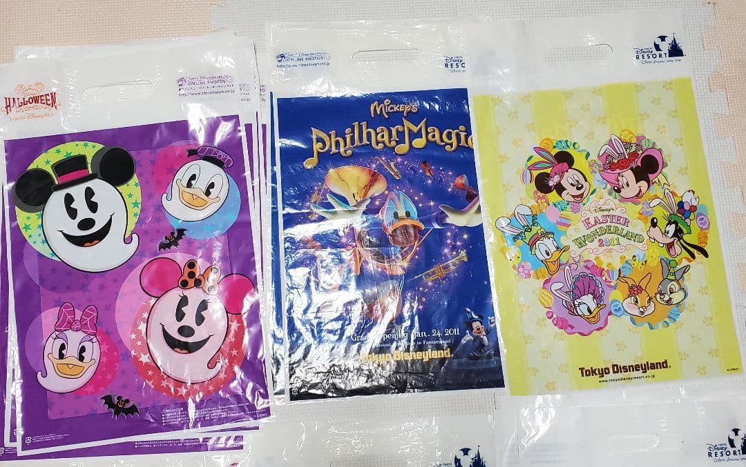 ディズニーリゾート 500枚以上 ショッパー レジ袋 おみやげ袋 ランド シー