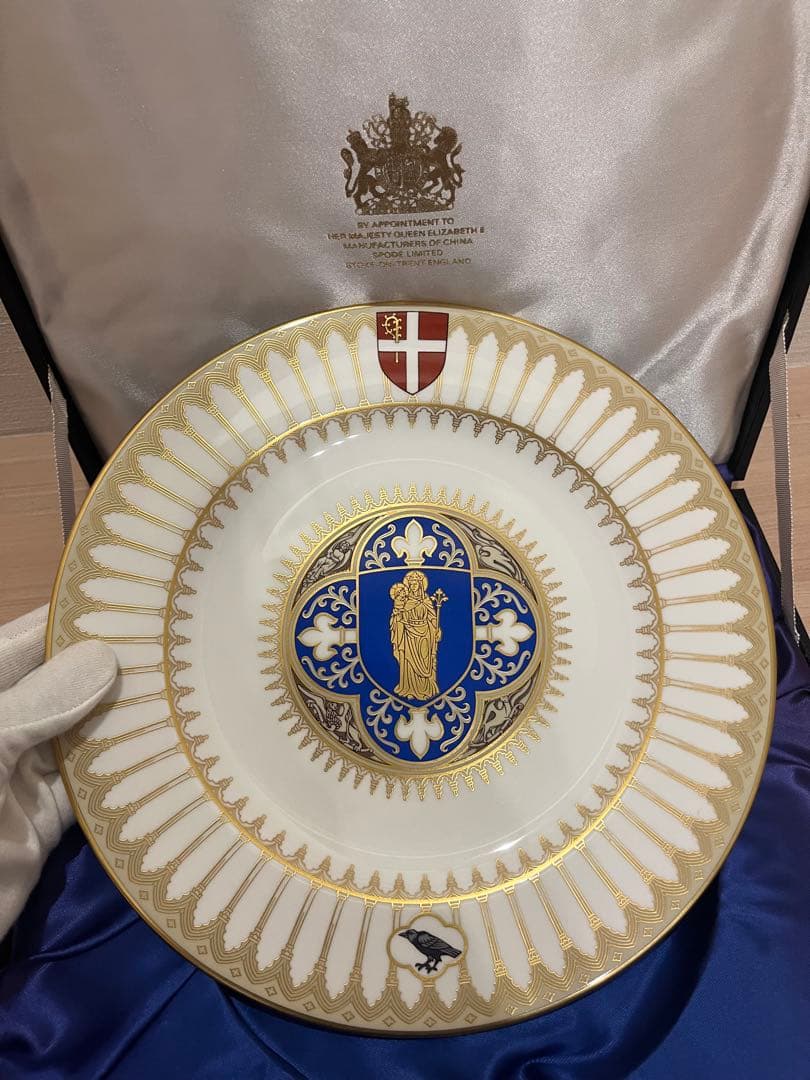 spode ソールズベリー大聖堂限定品プレート　アンティーク　ロイヤル　イギリス