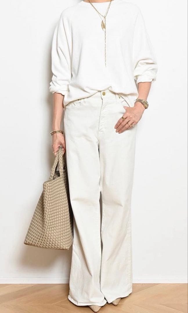 【ＳＵＲＴ】　 ホワイト　バギーパンツ