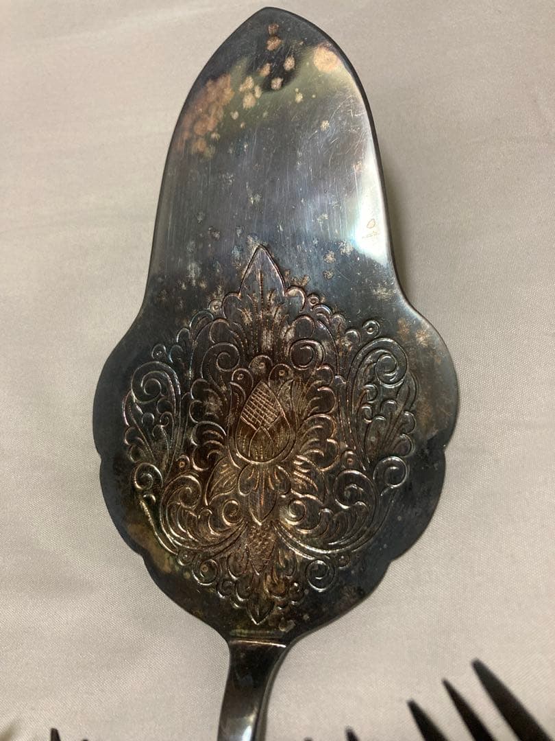 ケーキサーバーとフォークセット　DELUX DT 800 インドネシア製