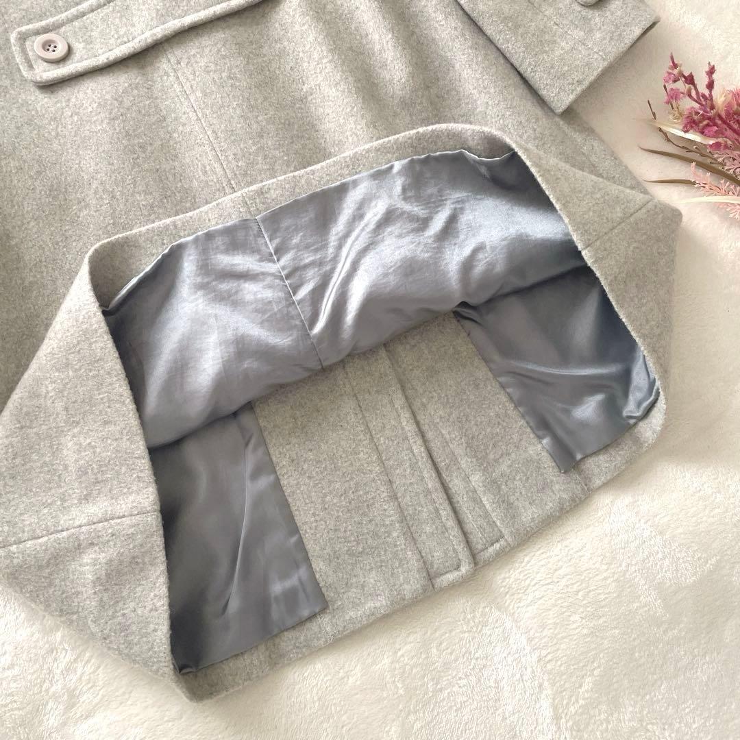 極美品⭐︎JILL STUART フォックスファー グレー ダッフルコート M