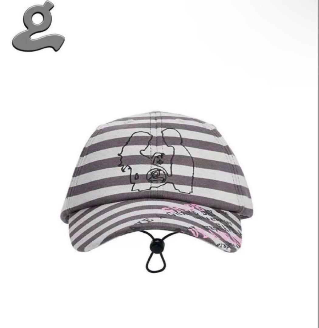 期間限定価格 GRAPE PRINTED STRIPED CAP ボーダー
