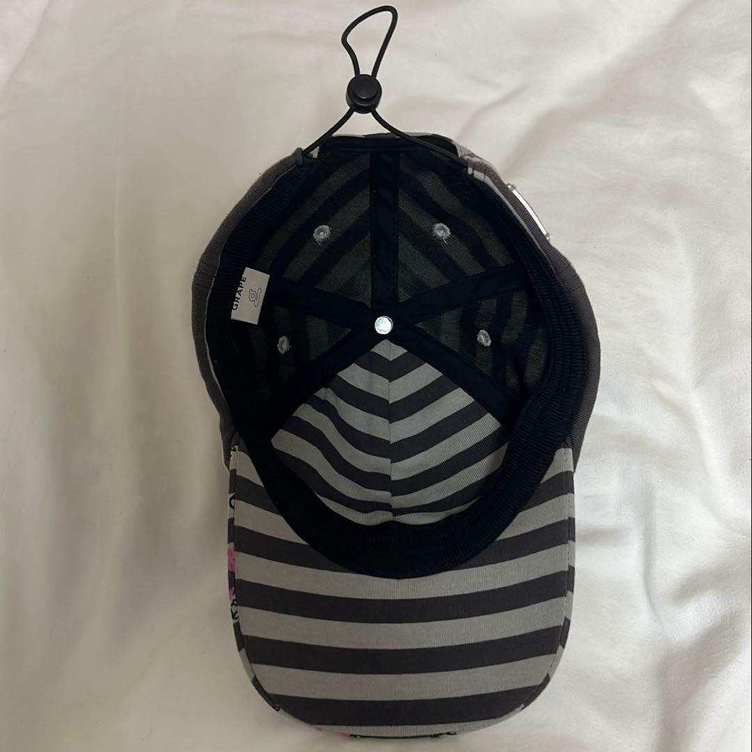 期間限定価格 GRAPE PRINTED STRIPED CAP ボーダー