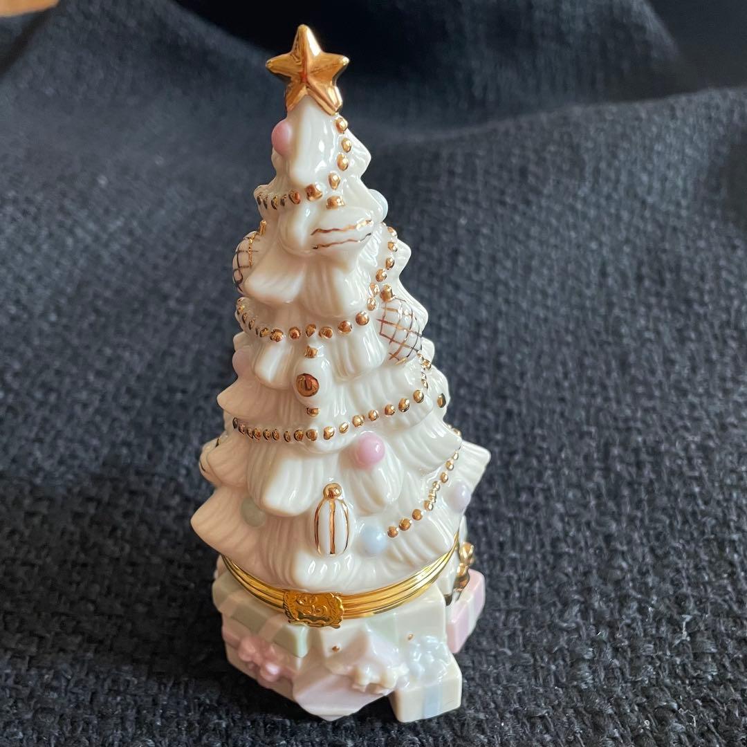 レノックスLenox Christmas Tree Treasure Box