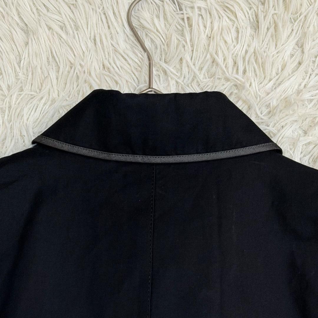 16244✨バーバリーロンドン トレンチコート 裏地ノバチェック 黒 11