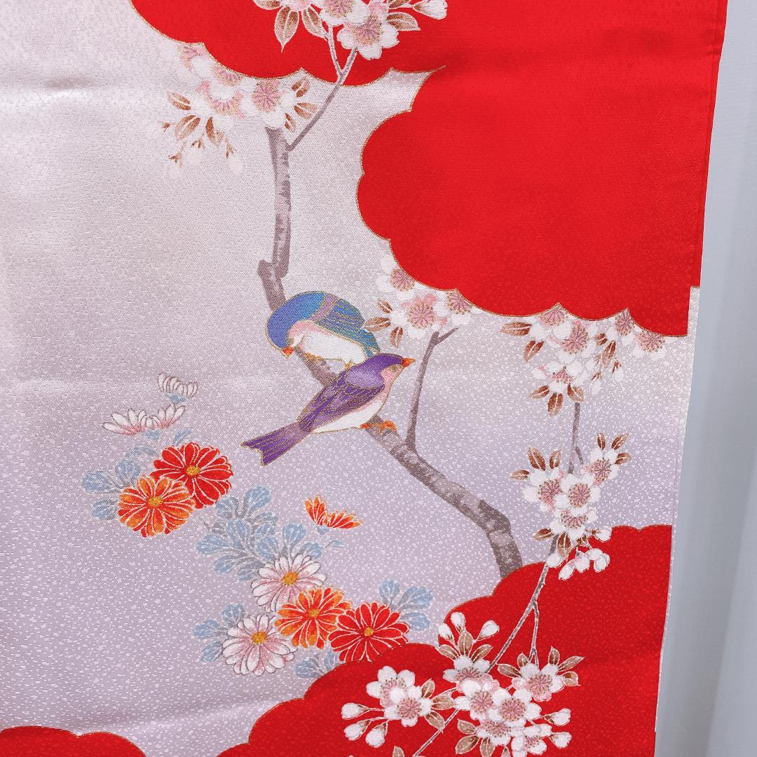 ★4048★ 子供着物 七五三 女の子 四つ身 単品