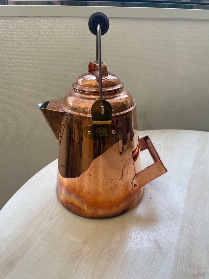 ファイヤーサイド　グランマーコッパーケトル大（旧ロゴ）箱付き