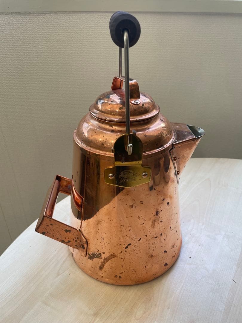 ファイヤーサイド　グランマーコッパーケトル大（旧ロゴ）箱付き