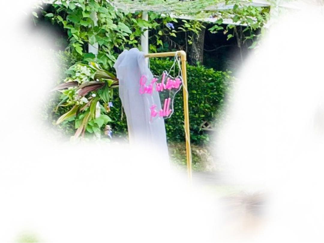 ネオンサイン　ピンク