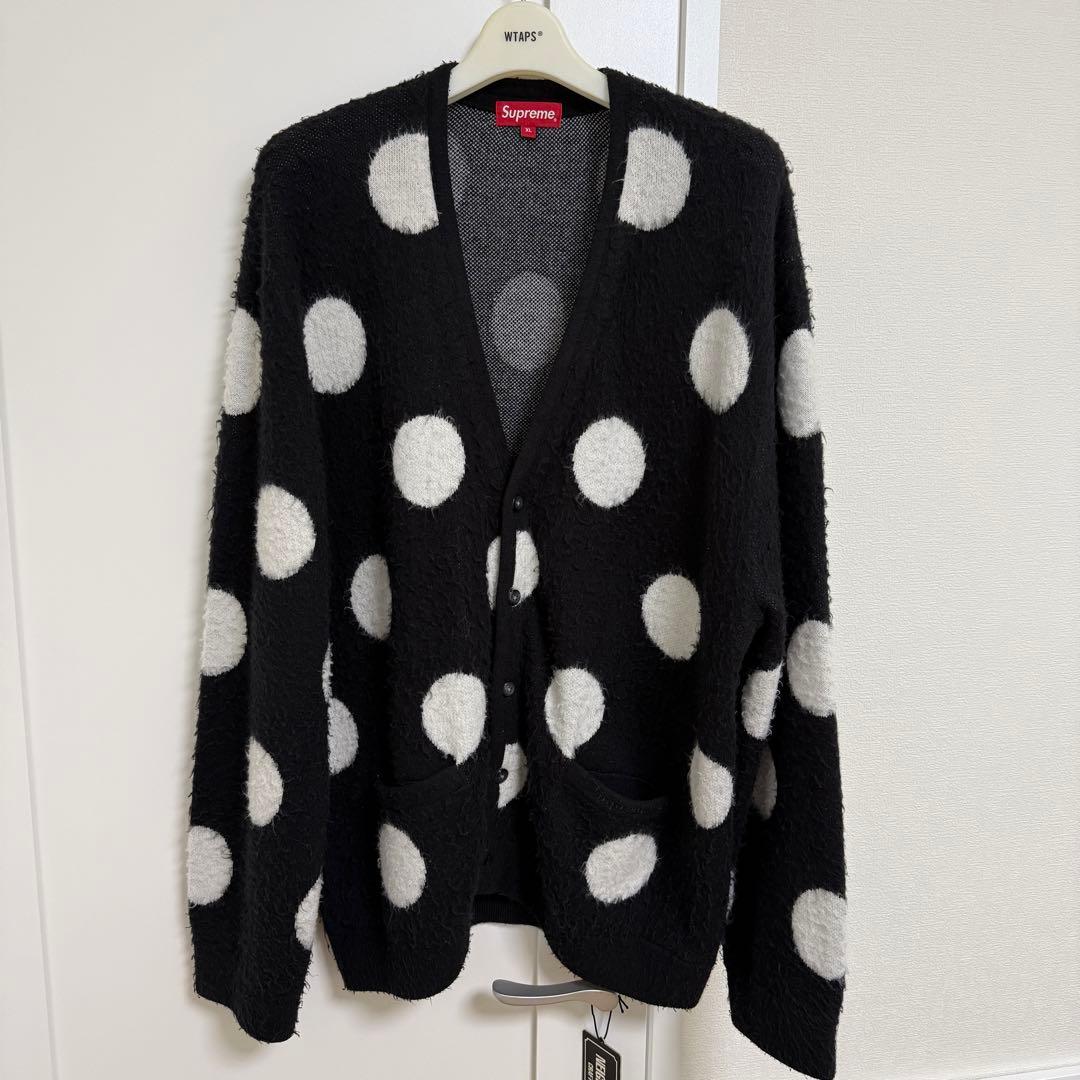 トップス Supreme Brushed Polka Dot Cardigan