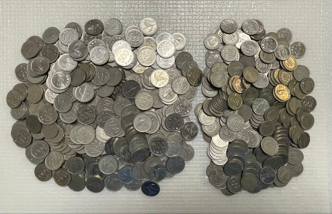 古銭　韓国古銭　韓国ウォン　韓国硬貨　韓国　500ウォン　100ウォン