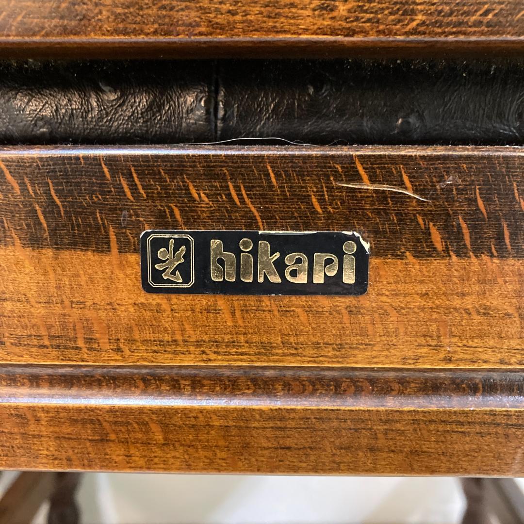 英国調　アンティーク調　ツイスト　ハイバックチェア　椅子　２脚セット　光製作所