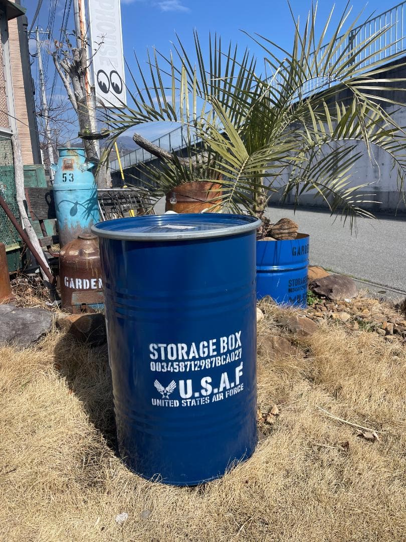 ❤️❤️❤️ドラム缶　ドライガーデン　サビサビガーデン 100L 001