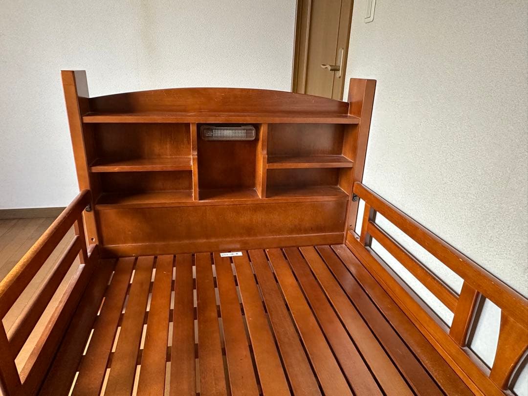 木製シングルスノコ　２段ベッド 組立説明書付き