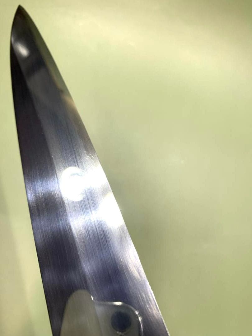 一文字光秀　柳刃包丁　刃渡り26cm