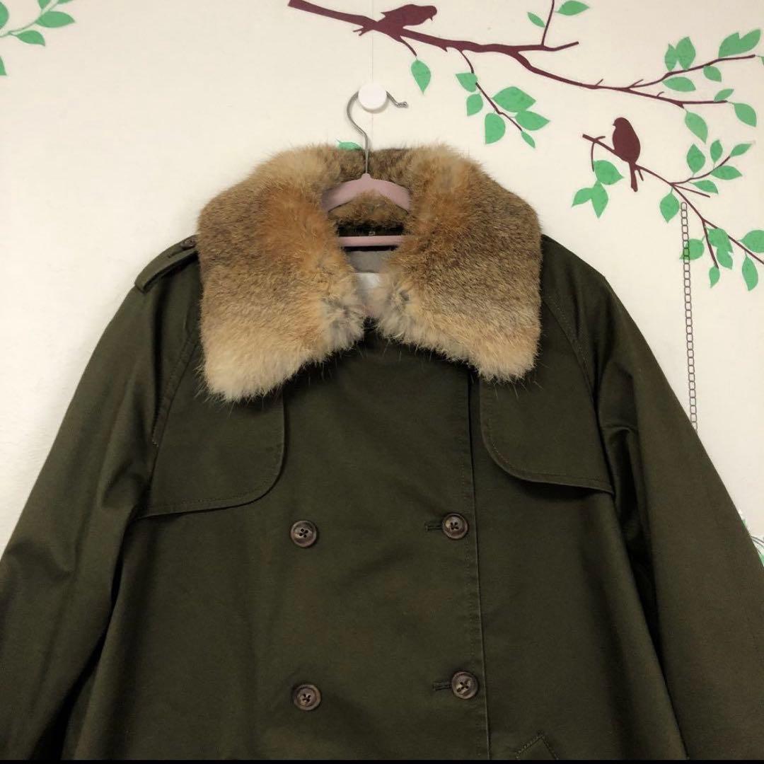 ⚠️最終価格♡869 ピンクハウス コート カーキ