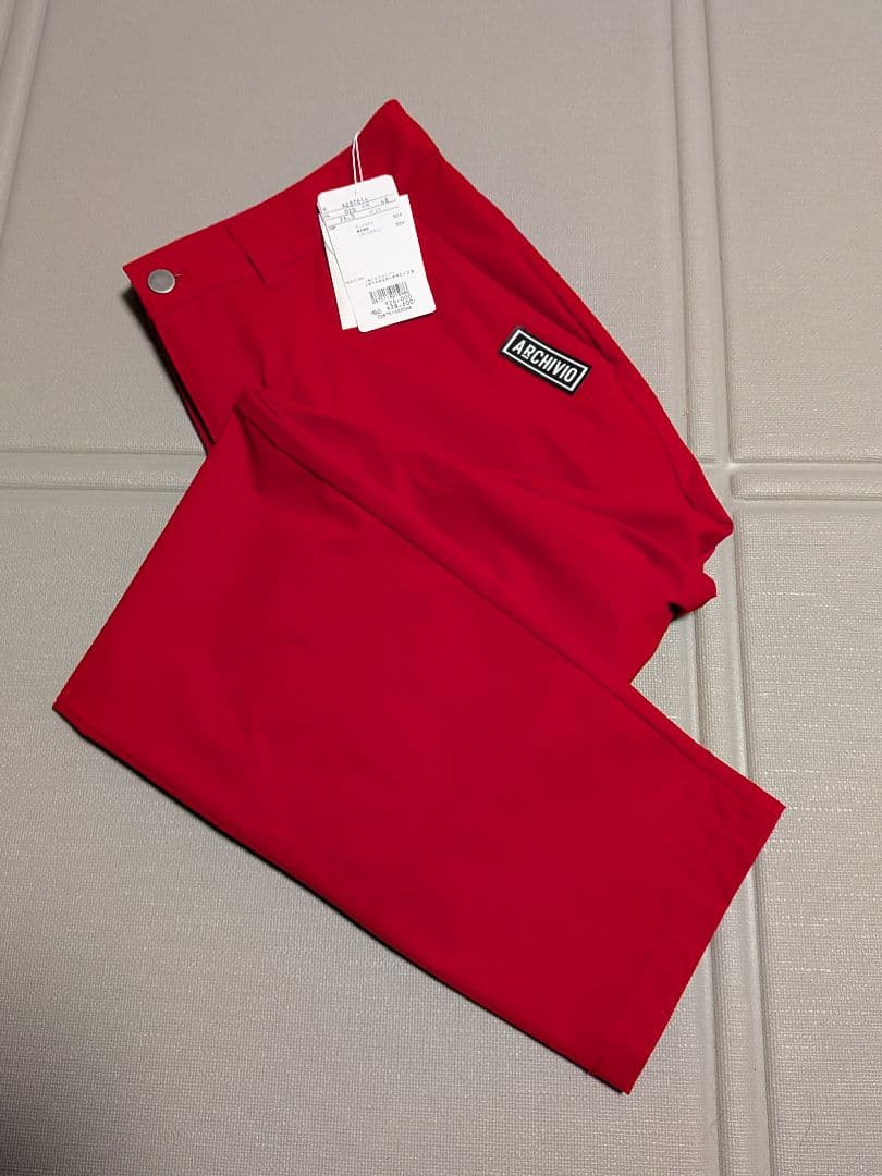 ARCHIVIO レッドパンツ サイズ48