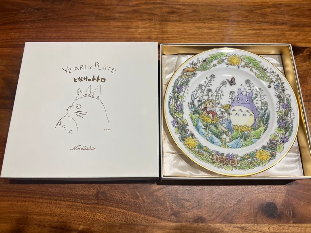 スタジオジブリ　トトロ　イヤープレート1998年　美品　希少