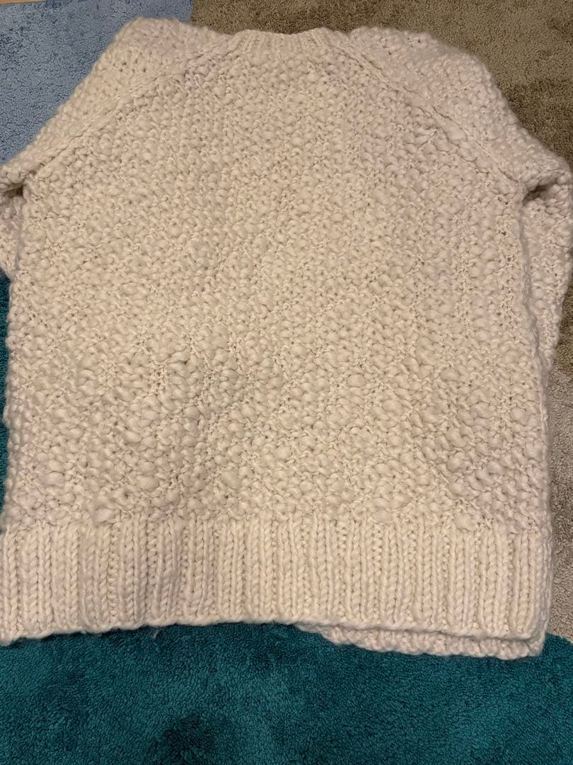 yuni ネパールハンドニット　ミドルカーディガン