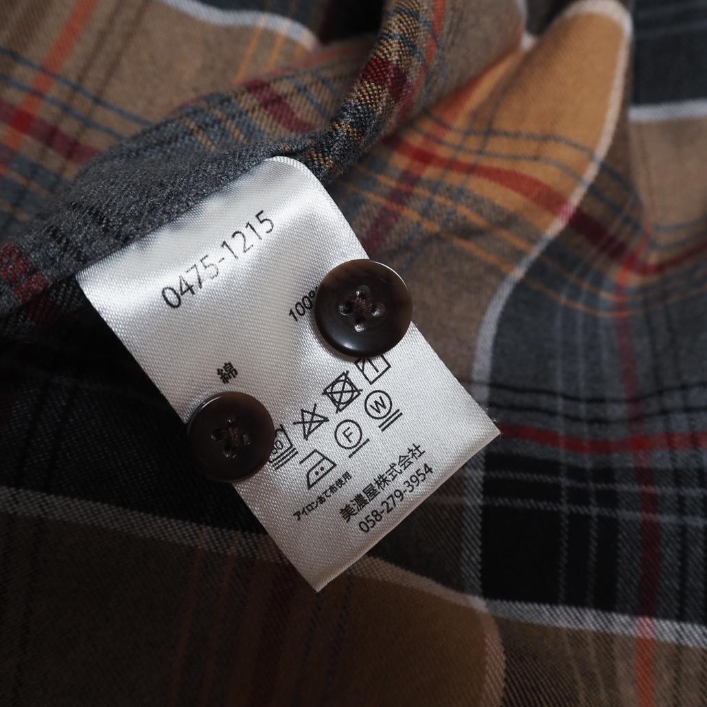 ビルウォールレザー別注 PENDLETON オンブレボートシャツ 925銀ボタン