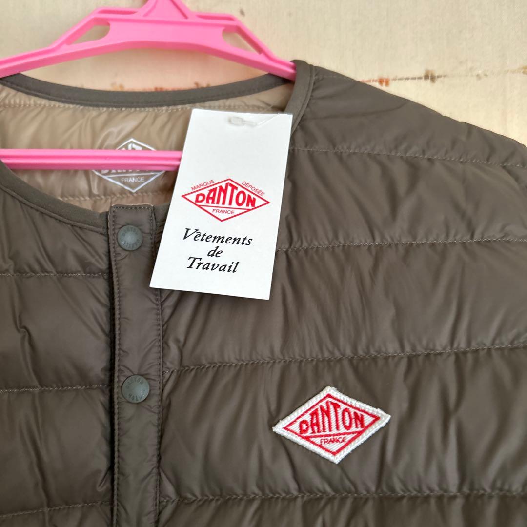 DANTON ダウンジャケット サイズ36 オリーブグリーン