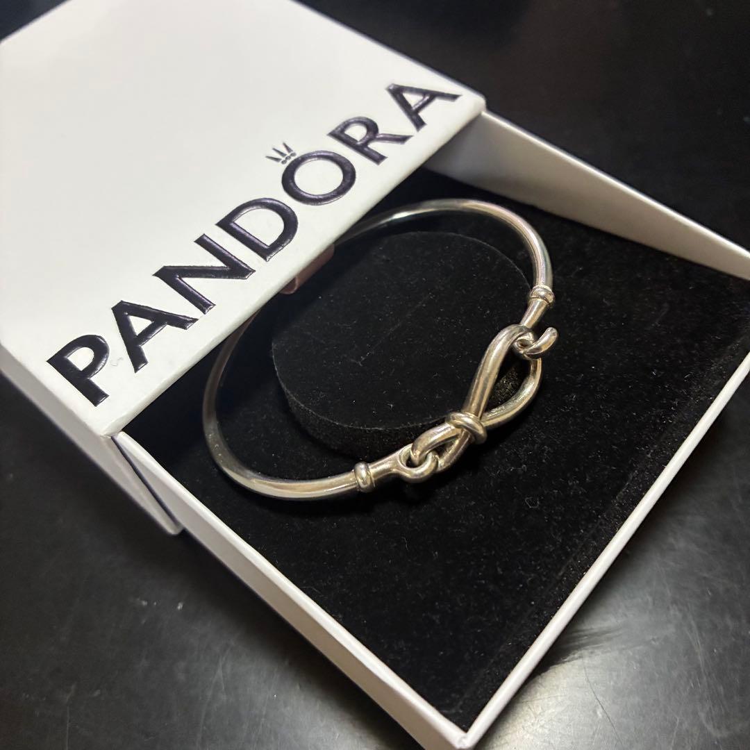 Pandora シルバー ブレスレット バングル インフィニティ