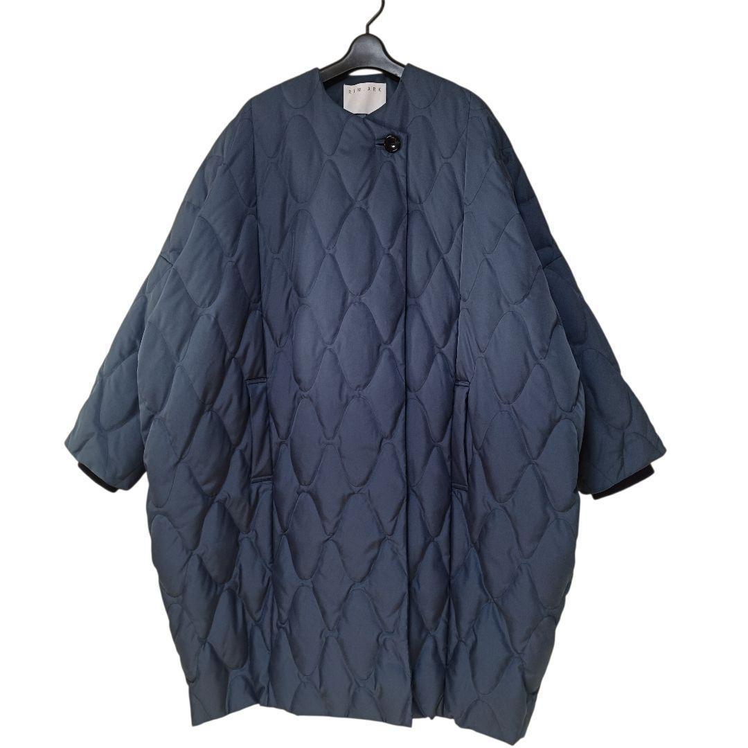 美品♪RIM.ARK リムアーク キルティング ラップコクーンダウンコート
