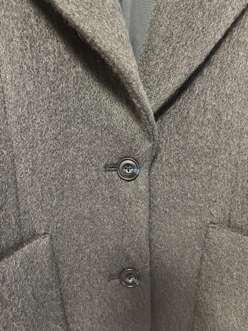 スピックアンドスパン シャギージャケットコート