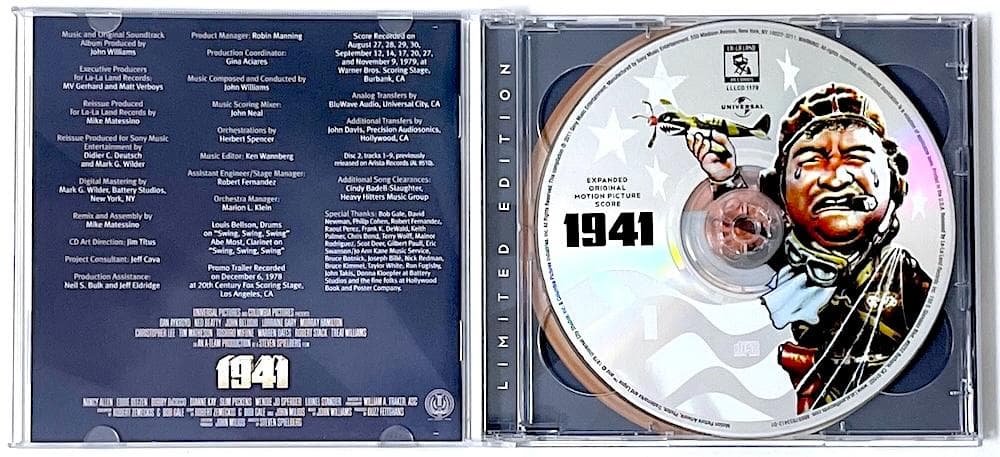 廃盤 3,500枚限定 2CD 1941 サウンドトラック ジョン・ウィリアムズ
