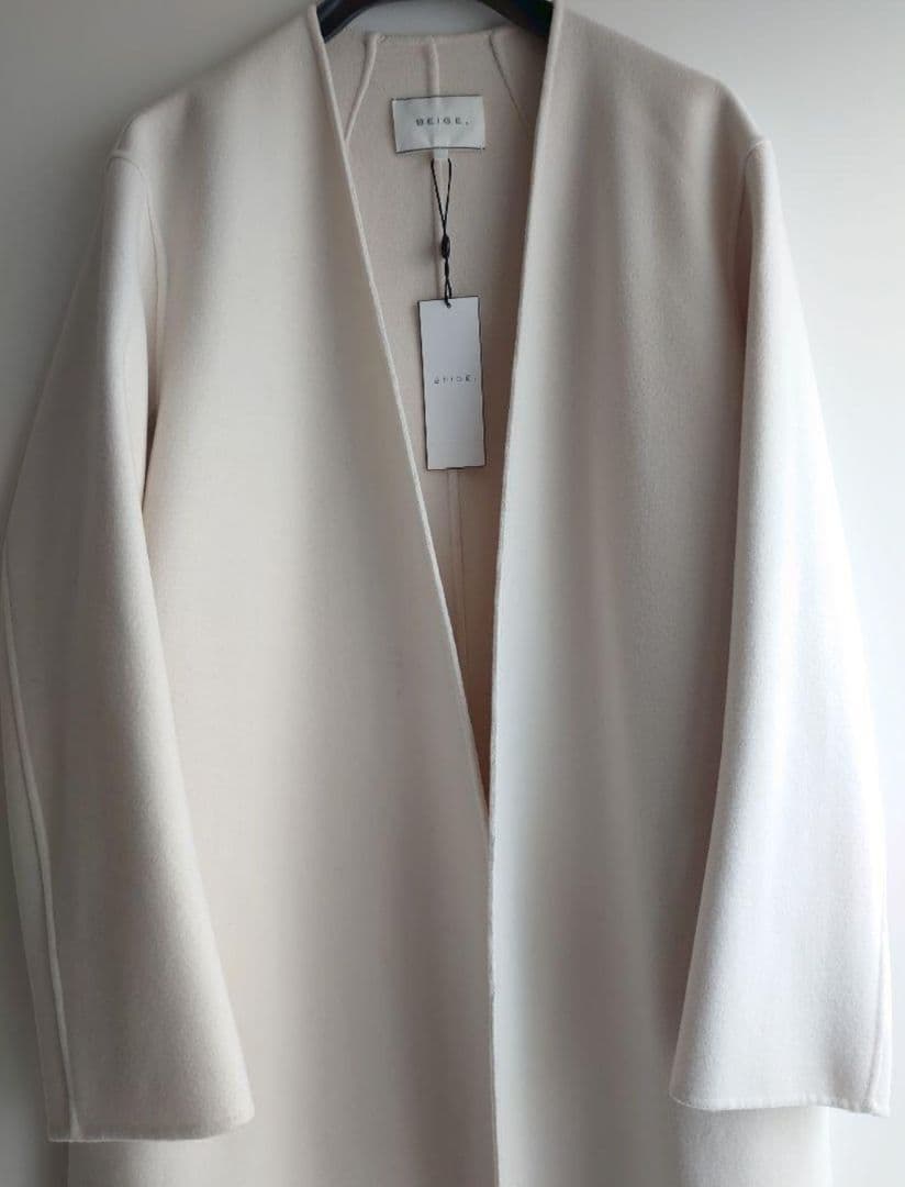 BEIGE,　ベイジ　GRASSE リバーロングコート13万2千円