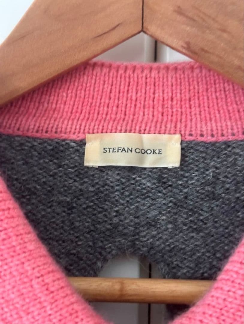 トップス Stefan Cooke Wool Layered Knit Cardigan