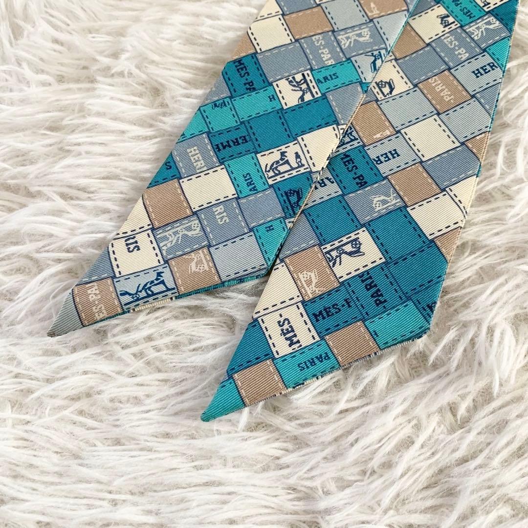 HERMES　エルメス　ボルデュックチェック　Bolduc au Carre