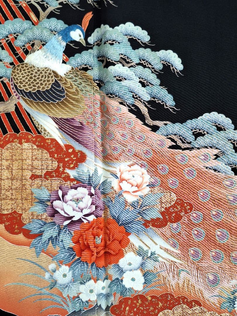 着物リメイクワンピース3611