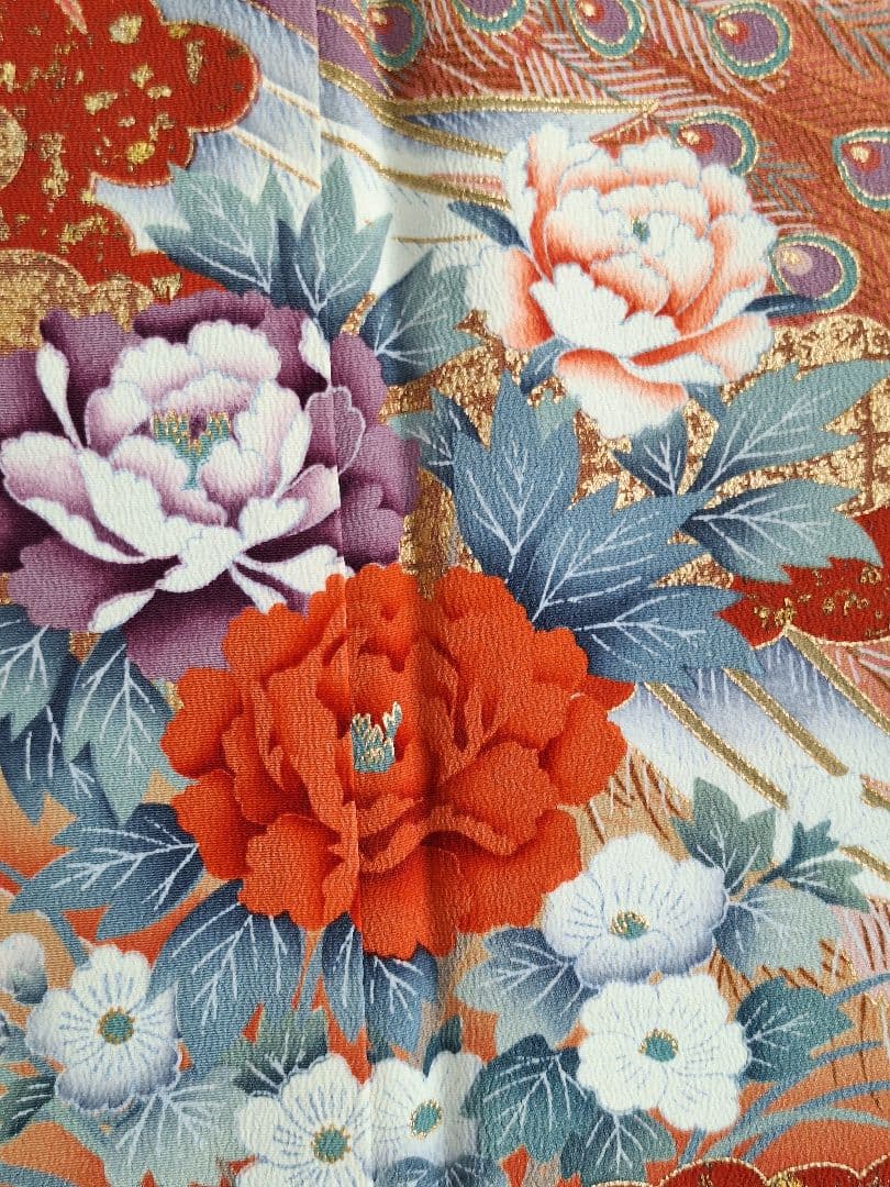 着物リメイクワンピース3611