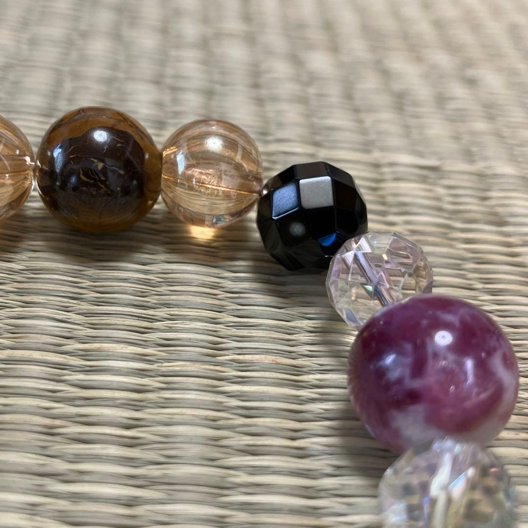 上級☆ブルーピーターサイト＊レピドライトシリカ＊スモーキーシトリン決断☆成功☆富