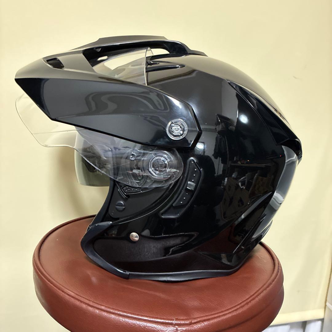 マルシン工業ヘルメット　TE-1 艶ありブラック　XLサイズ